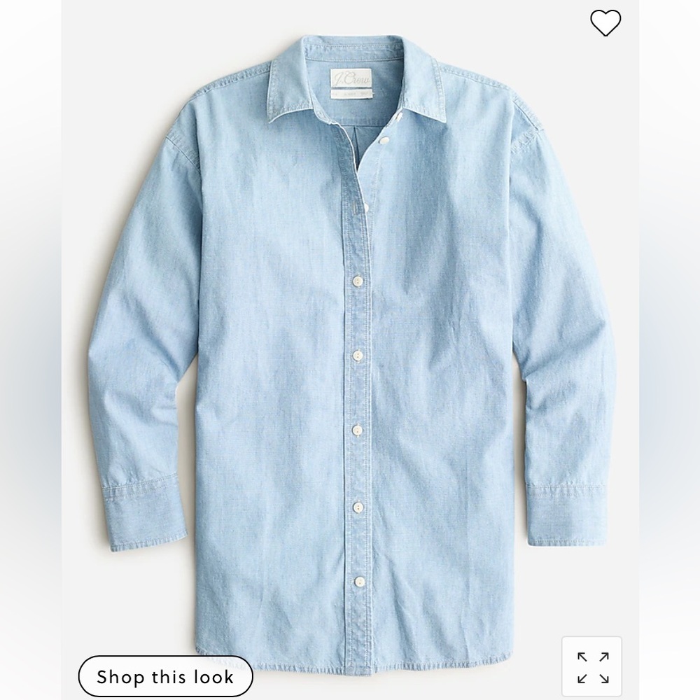 J. Crew Relaxed-fit chambray shirt